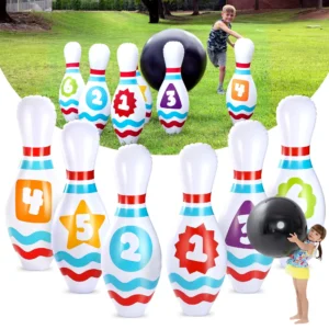 Giant Inflatable Bowling Game Set