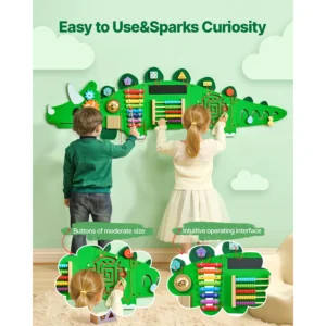 Montessori Dinosaur Learning Activity Panel