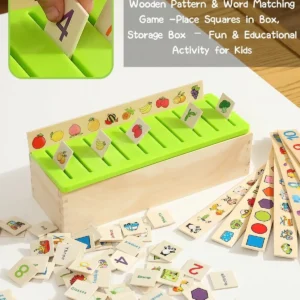 Montessori Educational Sorting Activity Box Kids