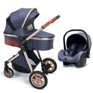 Luxury 3-in-1 Baby Stroller Pram