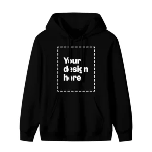 Custom Photo Text Print Hoodie
