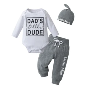 Baby Boy Bodysuit Pants Set