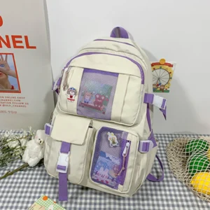 Large Capacity Student Bookbag Travel Backpack