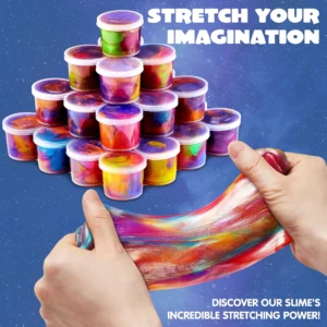 36PCS Galaxy Slime Party Supplies