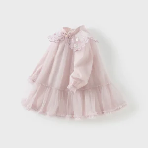 Girls Charming Mesh Party Dress
